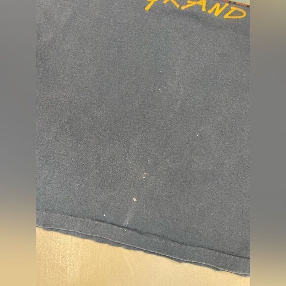 VINTAGE Gran Canyon Graphic T-shirt Men Large Blue USA 90s Single Stitch - Picture 3 of 9